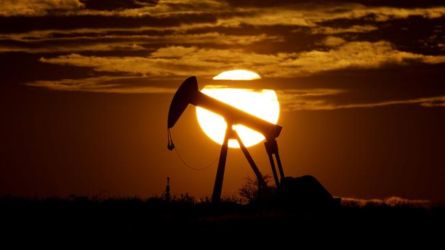 An idle pump jack near Karnes City, Texas. Picture: AP