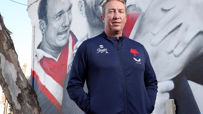 Trent Robinson and the Roosters have endured extraordinary upheaval to their playing roster. Picture: Richard Dobson