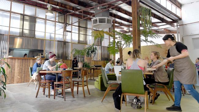 Karma and Crow at its old Richmond warehouse location. Photo: Naomi Jellicoe