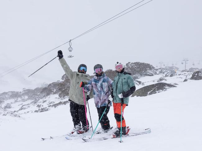 Small snow falls are expected to continue into next week. Picture: Perisher