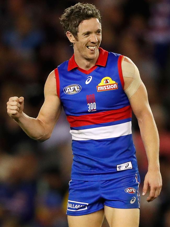 Bob Murphy after playing game No.300 in 2017.