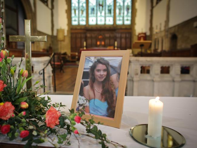 The funeral service for Becky Watts