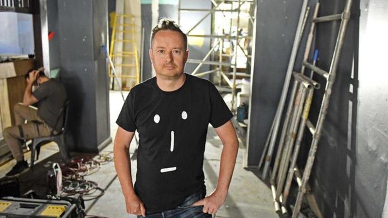 Co-owner Brettski Stewart, who also ran and operated Lotus Lounge, at The Austral during renovations in 2020. Picture: Tom Huntley