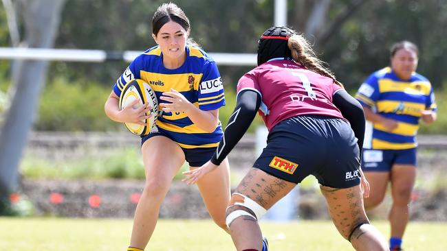 Women's Rugby between Easts and UQ. Saturday April 22, 2023. Picture, John Gass