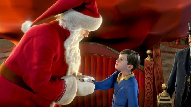 A scene from the movie The Polar Express. Supplied by Warner Bros Pictures.