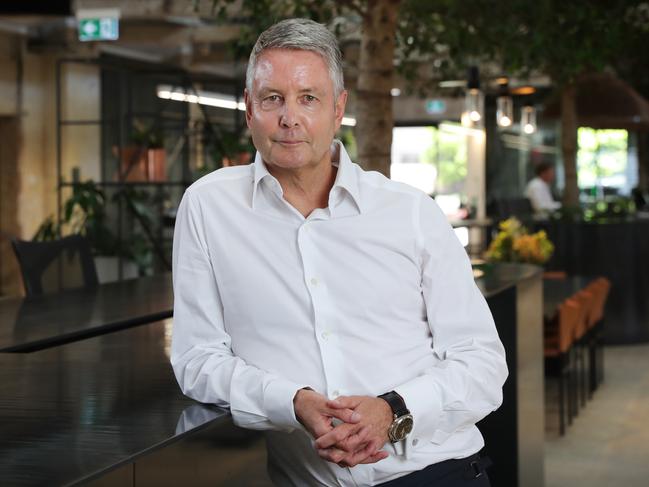 16/2/22: Greg Goodman, Head of Goodman Group ahead of the release of the company's results. John Feder/The Australian.