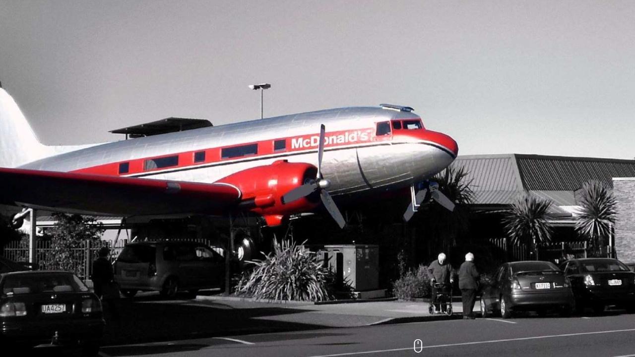 The decommissioned DC3 plane used by South Pacific Airlines between 1961 and 1966. Picture: lovetaupo.com