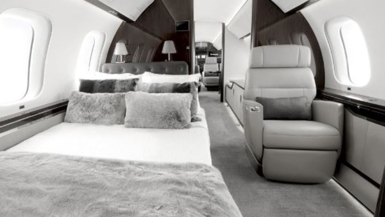 Inside The Bombardier Global 7500. Picture: Supplied