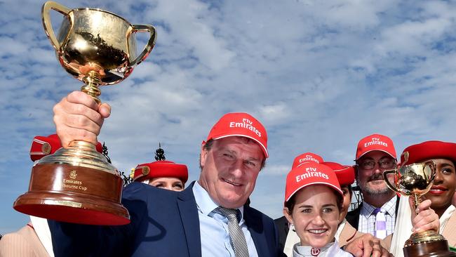 Darren Weir rose to national prominence after Prince Of Penzance’s win in the 2015 Melbourne Cup. Picture: Jay Town 