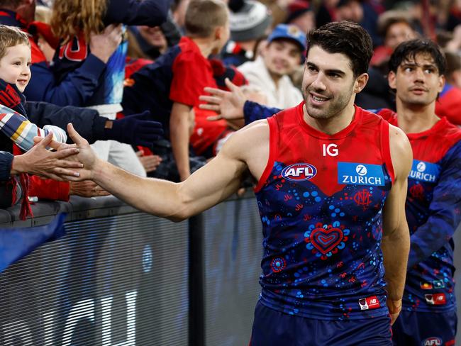 If Melbourne keep both Petracca and Pickett, it would be a strong sign that they can still turn things around. Picture: Michael Willson/AFL Photos via Getty Images