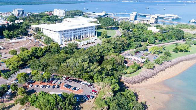 The Darwin RSL has a plan to rebuild its venue on the Esplanade, just 90m from iconic Top End attraction the Deckchair Cinema. Picture: Will Zwar