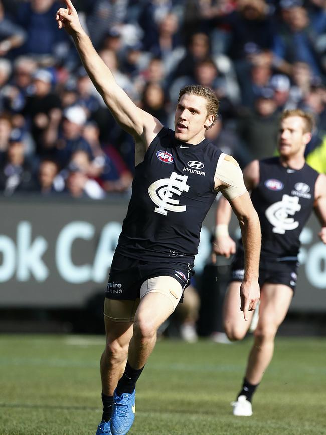 Tom Bell started his career with Carlton before being traded to Brisbane. Picture: Wayne Ludbey