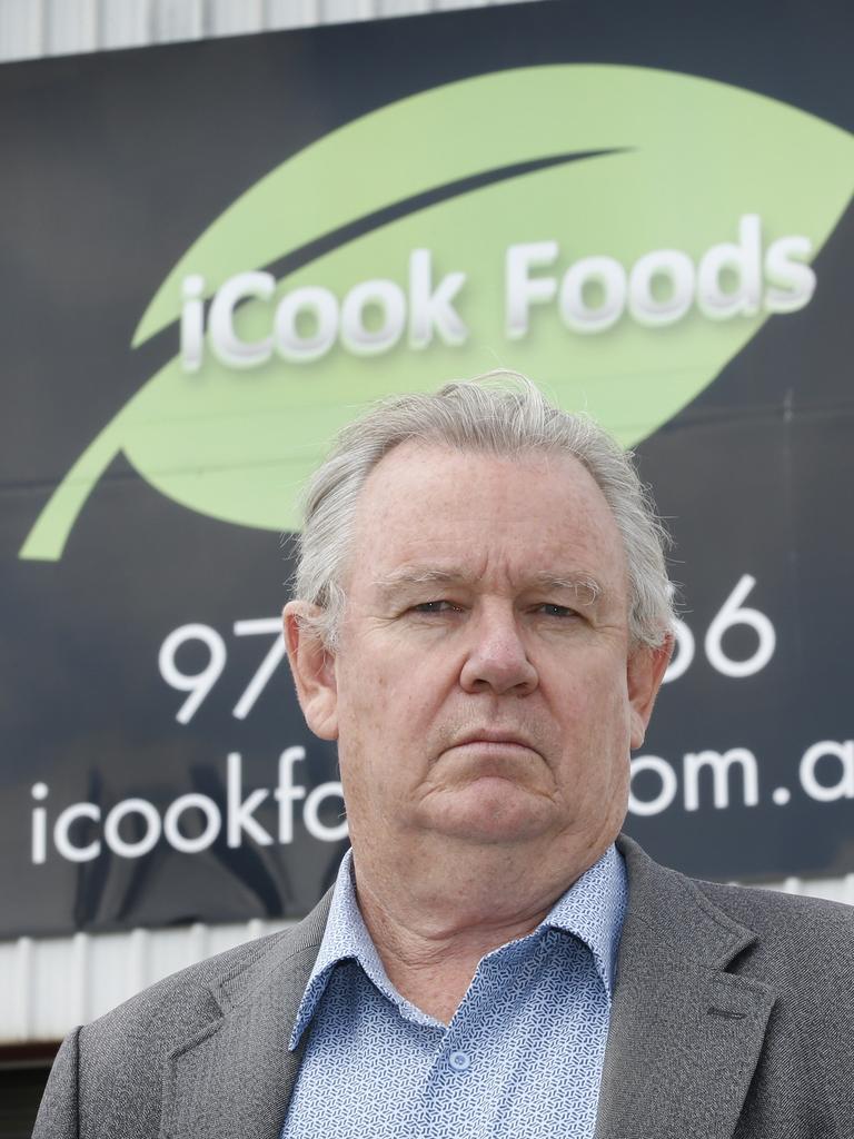 Owner of I Cook Ian Cook outside his business. Picture: David Caird