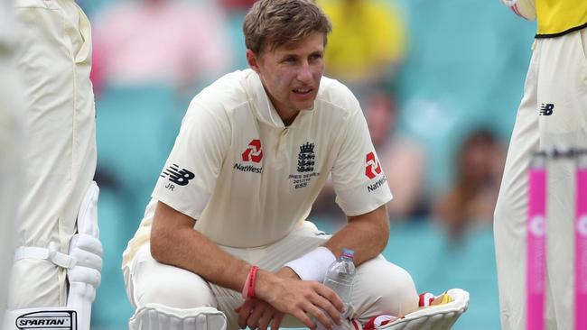 Joe Root managed a few overs before retiring ill. AFP Photo / William West