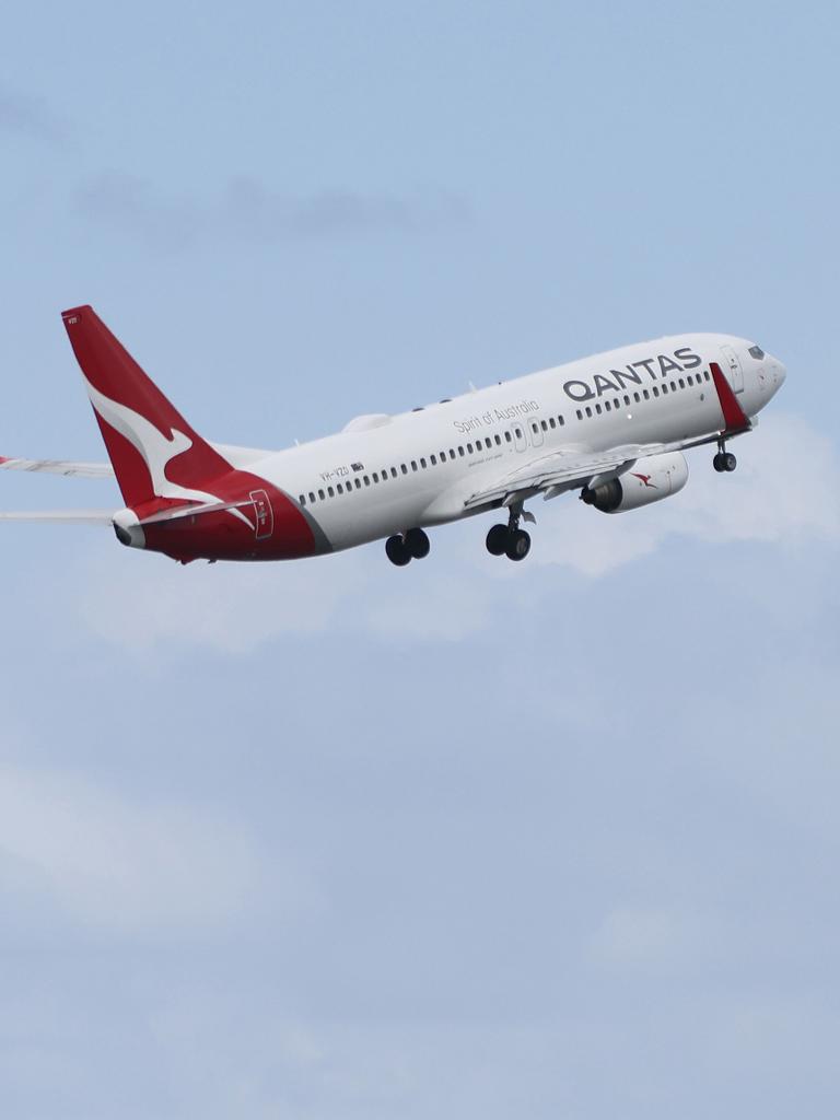 Along with flights, Qantas has also reopened their First Class International lounge for travellers to enjoy. Picture: NCA NewsWire / Damian Shaw