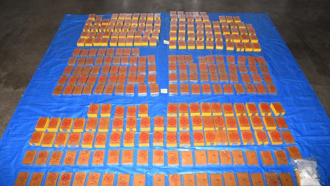 The heroin haul police allege Habkouk was involved in smuggling into Australia in 2020.Picture: AFP