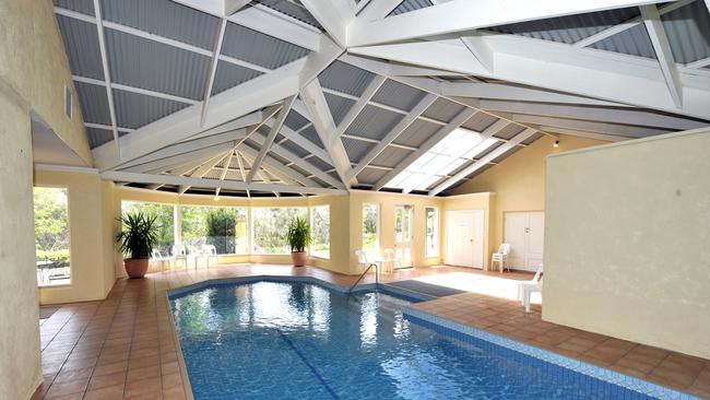 The indoor swimming pool at The Retreat at Stirling.