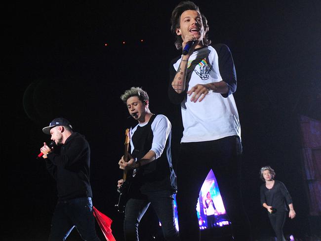 Coldplay’s Chris Martin is among One Direction’s many fans.