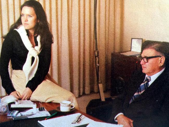 Gina Rinehart and Lang Hancock. Picture: ABC