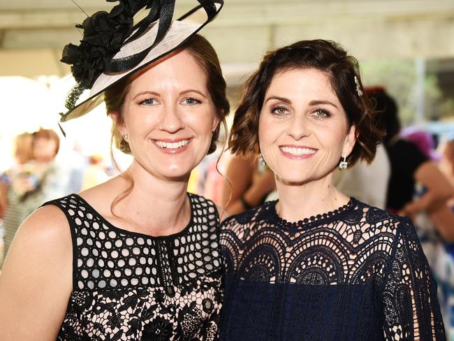 Townsville Jaguar Land Rover Ladies Race Day 2018. Socials. Laura Camilleri and Rebecca Dubois