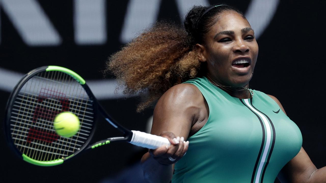 Serena Williams breezed through her Australian Open return. (AP Photo/Kin Cheung)