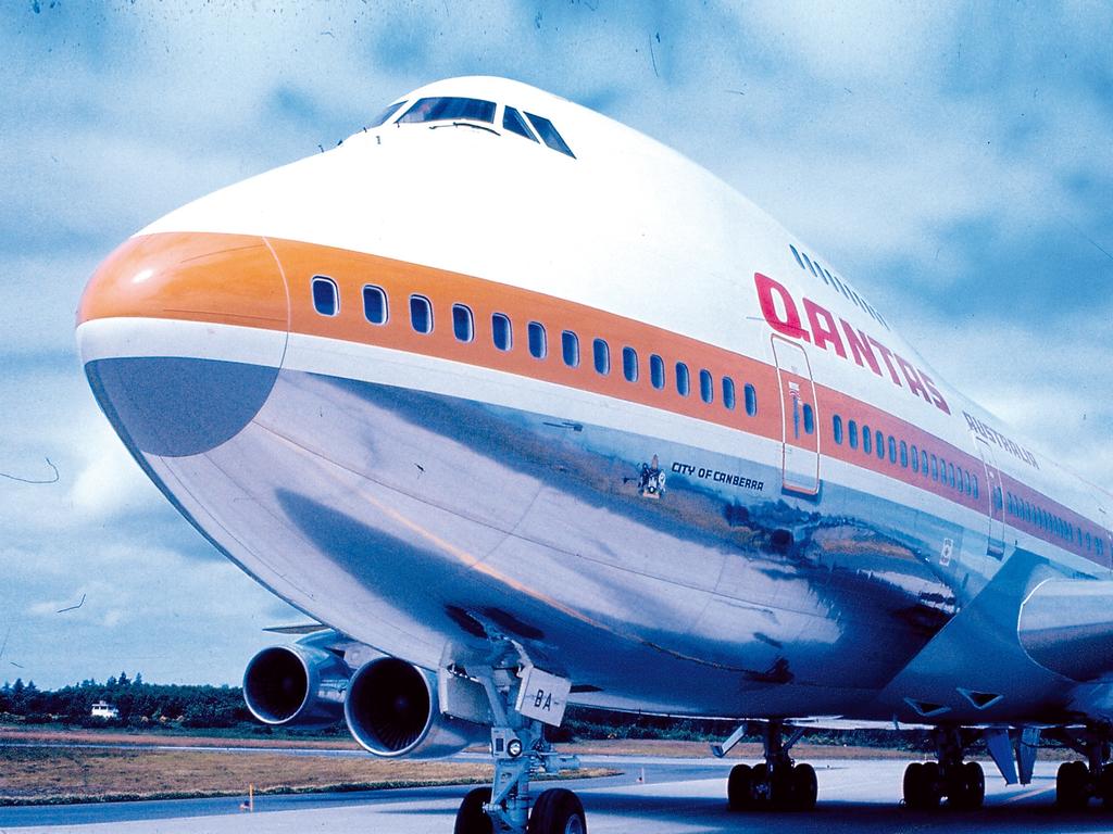The first Boeing 747 became part of the Qantas fleet in 1971.