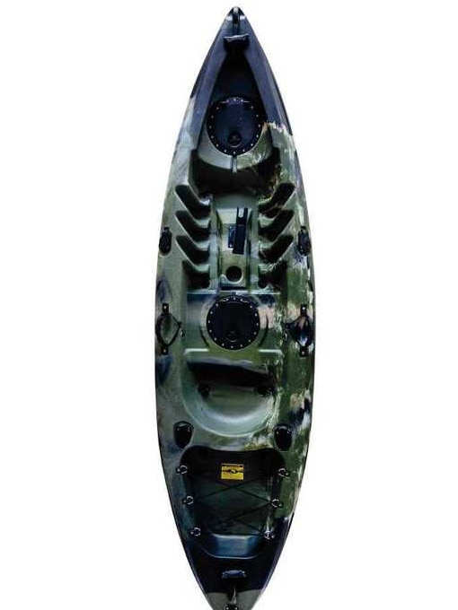 A green camo kayak. SOURCE: TASMANIA POLICE.