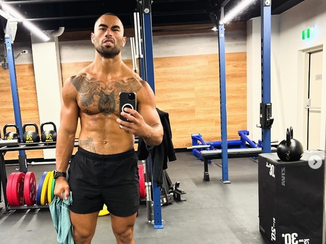 After rugby league, Taumata reinvented himself as a running influencer on social media. Picture: Instagram