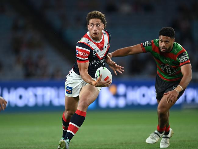 Mark Nawaqanitawase has praised Joseph-Aukuso Suaalii for his Wallabies debut. Picture: NRL Imagery