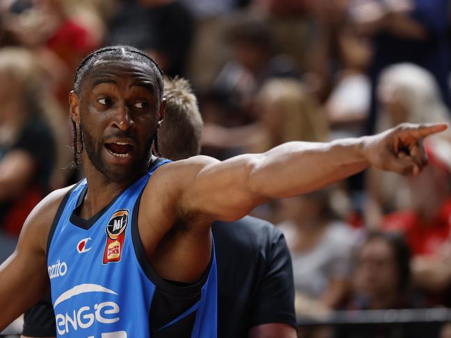 Melbourne United import Ian Clark was angered by what an Illawarra fan said to him during game one of the NBL grand final series. Picture: Getty Images