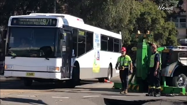 Sinkhole in Caringbah causes traffic chaos