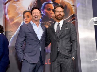 NEW YORK, NEW YORK - FEBRUARY 28: Hugh Jackman (L) and Ryan Reynolds attend The Adam Project World Premiere at Alice Tully Hall on February 28, 2022 in New York City. (Photo by Noam Galai/Getty Images for Netflix)