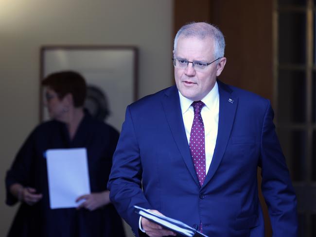 Prime Minister Scott Morrison has decided to send some vaccines intended for Australians to Papua New Guinea. Picture: NCA NewsWire/Gary Ramage