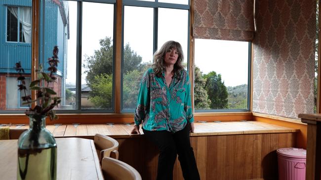 Kate Kelly, Equity advocate and pensioner mum, is putting together a garage sale with her community to help raise fund for back to school. Picture: Mireille Merlet