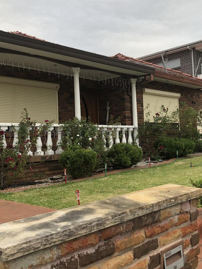 The Meilaks’ first home, originally a weatherboard house, where the Christmas craze was born.