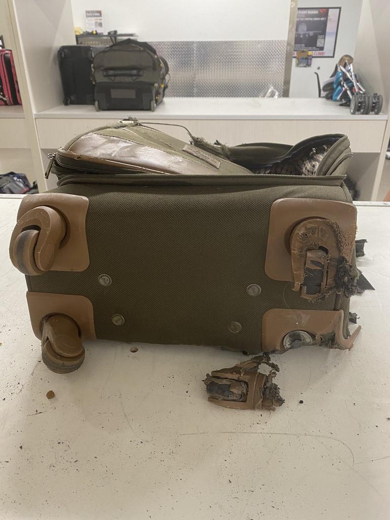 Delta passenger s shock over destroyed suitcase news Australia s leading news site