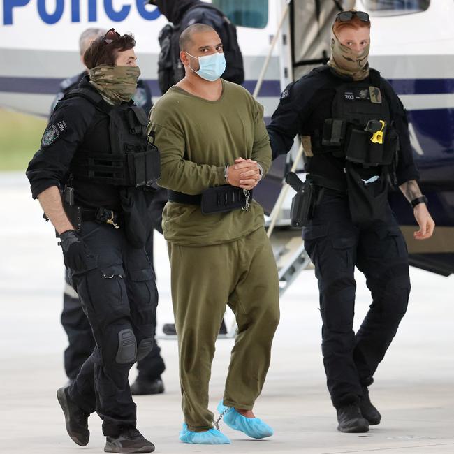 Alleged drug kingpin Mostafa Baluch is brought back to NSW. Picture: Richard Dobson