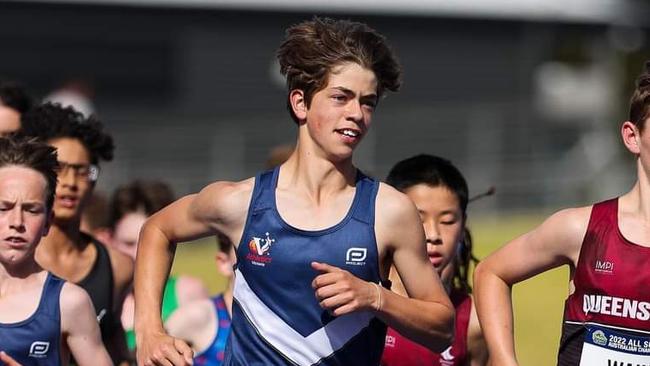 Tom Linnett is a national champion in the 1500m. Picture: Supplied.