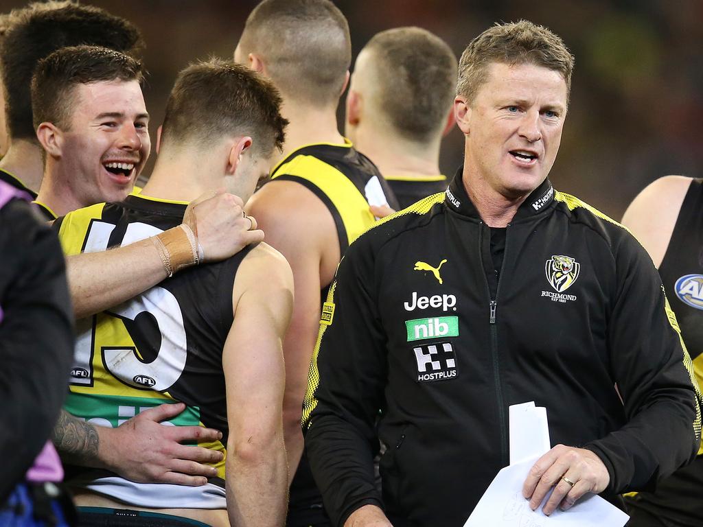 The Tigers have encouraged Jack Higgins’ fun approach to the game. Picture: Michael Klein