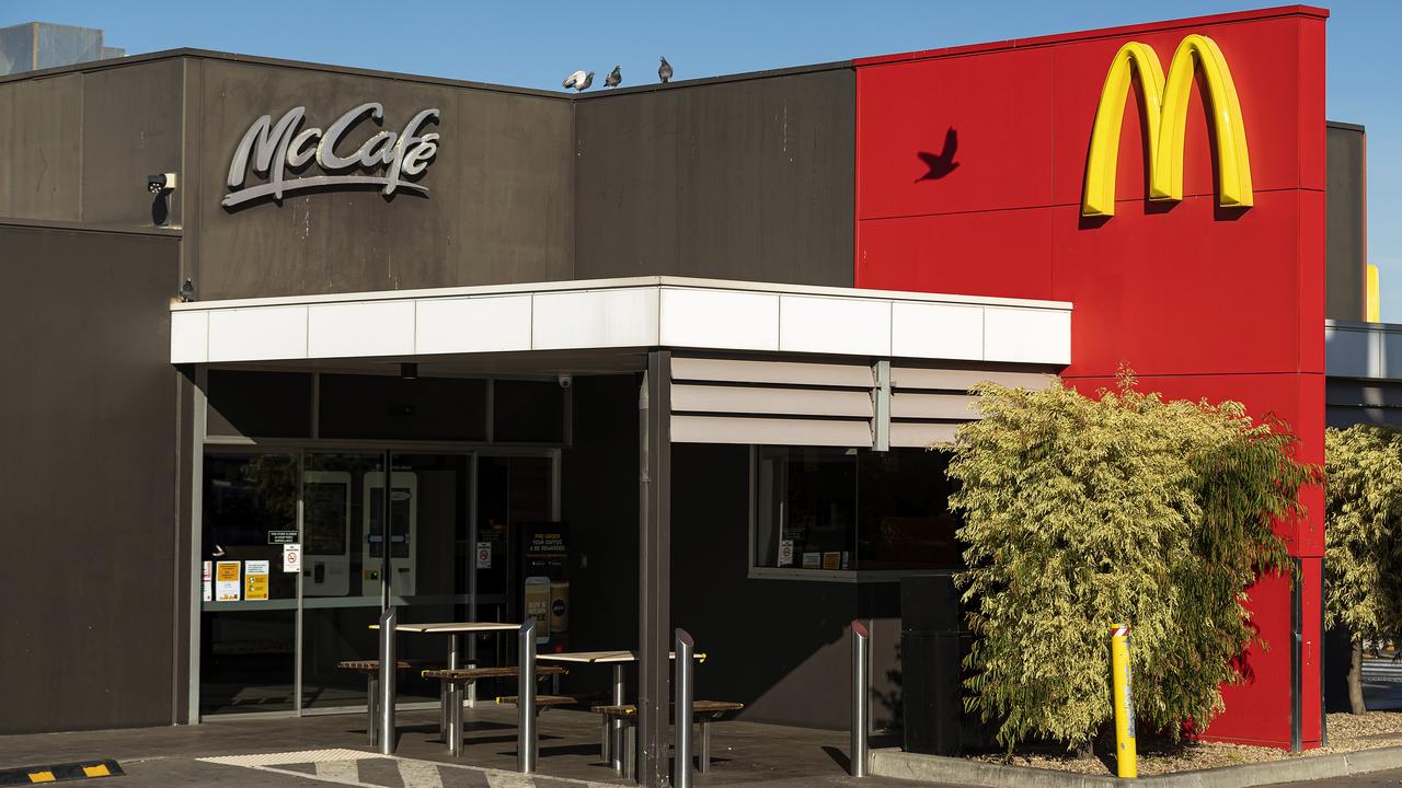 McDonald’s Fawkner was one of the 12 visited by the delivery driver. Picture: Daniel Pockett/Getty Images