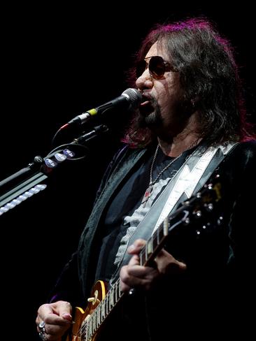 Ace Frehley performs at Brisbane Entertainment Centre. Picture: Mark Calleja/AAP