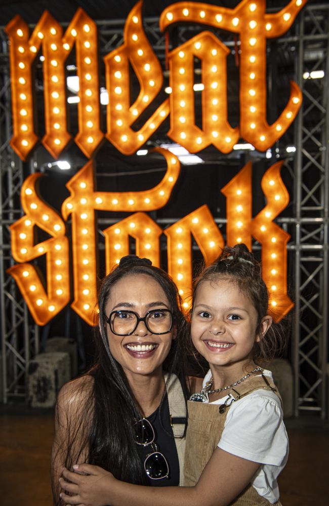 Kim Ashton and daughter Ellie at Meatstock - Music, Barbecue and Camping Festival at Toowoomba Showgrounds, Sunday, March 10, 2024. Picture: Kevin Farmer