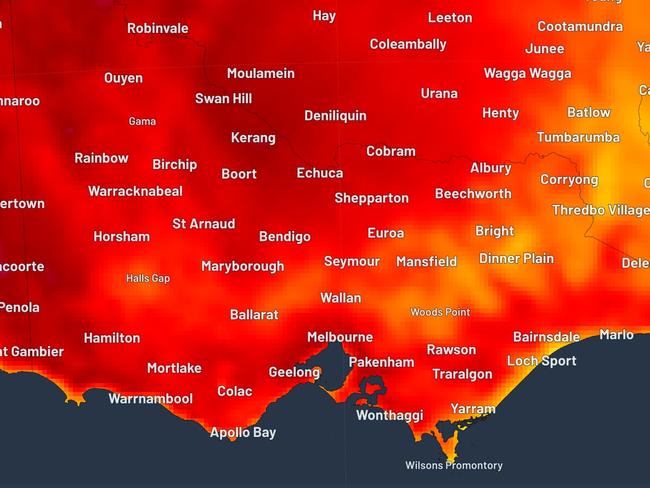 Ongoing heatwave and thunderstorms in Victoria and South Australia.