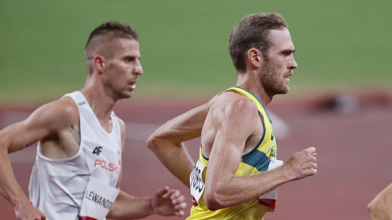 Hoare joined elite company overnight, making him one of Australia's great athletic hopes. Picture: Alex Coppel.