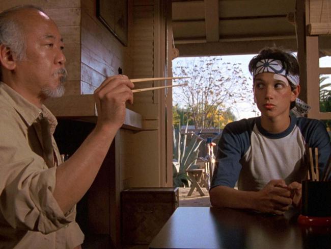 Karate Kid superstar Ralph Macchio, right. randomly gave a surprise performance.. Picture: Supplied