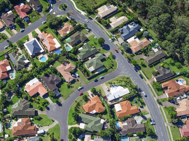 Generic photo of Australian suburban houses / suburbia