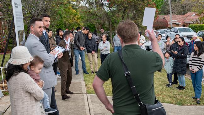 Plenty of interest in the Ryde home. Picture: Thomas Lisson