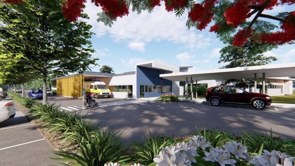 Design plans for the new $31.5 million Sarina Hospital along Brewers Road, Sarina. Picture: Contributed