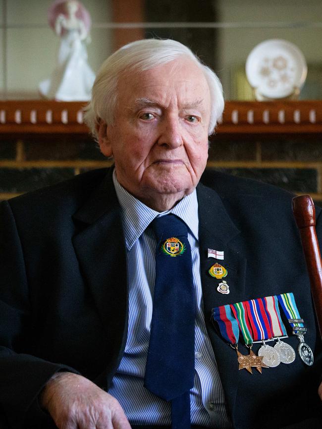 World War Two Veteran Norman Tame, 96 years old Picture: Mark Stewart