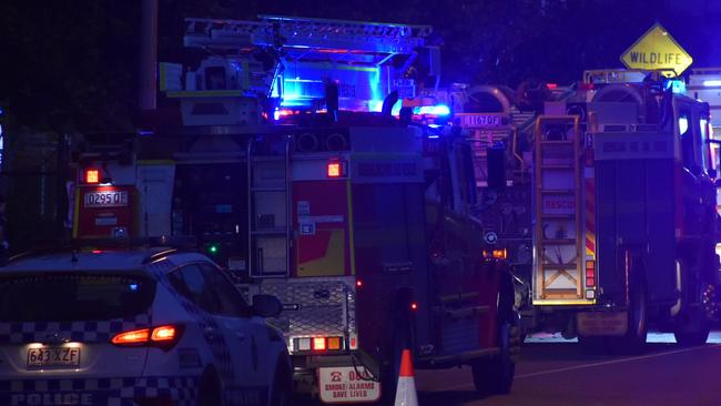 A man in his 20s suffered serious injuries when his car went off the edge of a lookout in the evening of March 21. Picture: Matthew Forrest